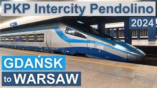 Gdańsk to Warsaw by High-Speed Train in a First Class - PKP Intercity's Pendolino towards Kraków