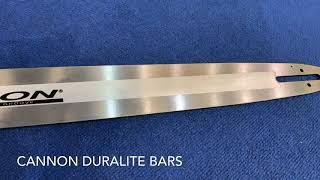 Cannon DURALITE Guidebars - find them at www.chainsawbars.co.uk