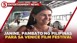 Entertainment News | #LavenderFieldTV5 Star Janine, pupuntang Italy para sa Venice Film Festival!