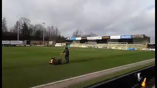 Forest Green Rovers - pitch inspection