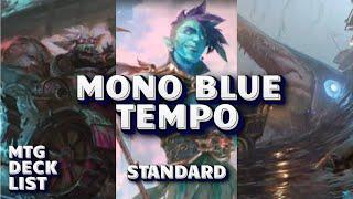 Playing Reactive and Casting Powerful Creatures! Aetherdrift Standard Mono Blue Tempo MTG Arena