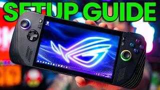 ASUS ROG ALLY X Complete Setup Guide