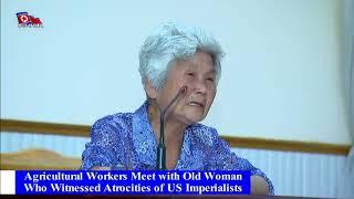 Agricultural Workers Meet Elderly Witness of U.S. Atrocities [English]