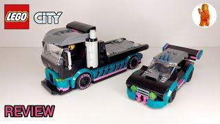 LEGO City Race Car and Car Carrier Truck 60406 review