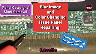 LED Tv Panel Short  Removal on 32 inch Auo panel |Sansui Led Tv Double image.|Panel Repair.|#Auo