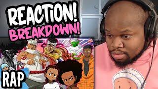 Black Anime Character Rap Cypher Reaction | GameboyJones ft Breeton Boi & more