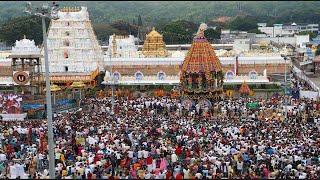 Tirumala Annual Brahmotsavam 2024 Rathotsavam Amidst Sea Of Devotees