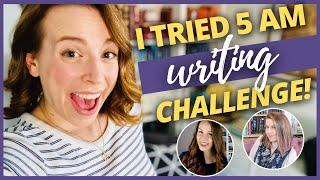  5AM WRITER VLOG | I tried Writing at 5am for a week! #5amwriterchallenge