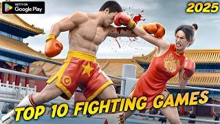 Top 10 Fighting Games For Android | online and offline | multiplayer | 1,2,4,6 GB RAM Devices