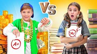 Rich vs Poor SCHOOL Student + More Best School Videos