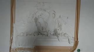 Wall Art sculpture  Naturemort _ Bas-Relief