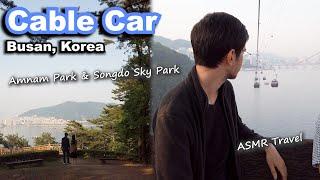 Cable Car at Songdo Sky Park & Amnam Park @ Busan, Korea️ Explore Korea Trip Travel Vlog, Day 5