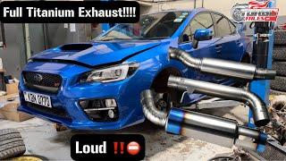 I bought a TOMEI EXHAUST for my VAB STI!!!