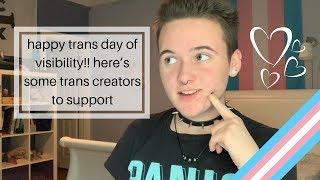 small trans & nonbinary creators to love for tdov !