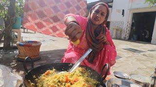 village vegetable poha morning breakfast | सुनील जी को फिर से आ रहे है चक्कर | Pal Family Vlogs