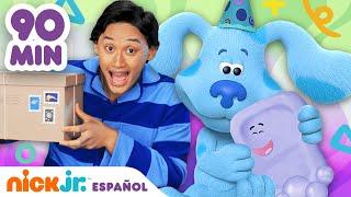 Las pistas de Blue y tú | ¡Maratón de 90 minutos de lo mejor de Blue y Josh! | Nick Jr. en Español