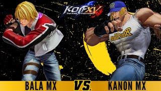 KOFXV Bala MX (Rock/Angel/Iori) Vs Kanon MX/Genyuro - King of Fighters XV #kofxvreplays #kofxv