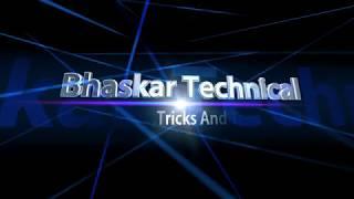 bhaskar technical  intro video