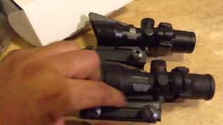 Real vs Replica Trijicon ACOG TA31 side by side comparison