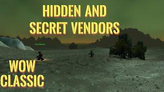 WoW Classic/Hidden and secret vendors