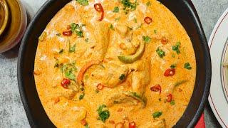 Thai Red Chicken Curry Recipe | How to make Chicken Thai Curry