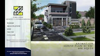 Home Design |3D Visualization|400 SQYDs | Walkthrough | Zumra Ansari Architect & Interior Designers