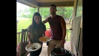 Our Canadian Friend Tries TURTLE GRAVY for the First Time We Cooked!