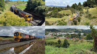 KiwiRail Trains in the Central North Island - March 2023