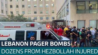 Thousands injured and several dead from exploding pagers in Lebanon, officials say | ITV News