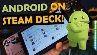 Android on Steam Deck! Waydroid Guide - NO DUAL BOOT NEEDED!