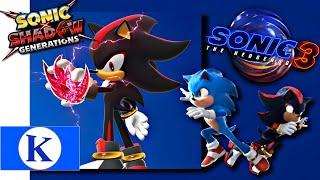 New Sonic Movie 3's Animation Renders & Updates Of Sonic X Shadow Generations!