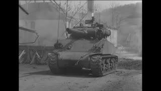 14th and 7th Armored Division in Action, Germany 1945 - Combat Footage  [ WWII Documentary ]