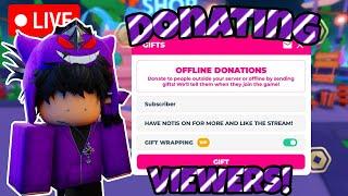 PLS DONATE LIVE | GIVING ROBUX TO VIEWERS! (Roblox Giveaway) REAL