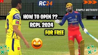 How To Open RCPL 2024 In Real Cricket 24 For Free ! Simple Method  ! In Tamil