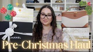 CHANEL BAG UNBOXING! + Pre-Christmas Luxury Haul! New Beauty & Makeup