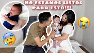 24 HORAS SIENDO PAPÁS DE UN BEBÉ DE 3 MESES! (PARTE 1)- LILLIAN GRIEGO