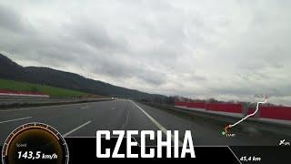 125 km of Czech roads  #czechia #czech #highway #highspeed