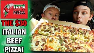 Jet's Italian Beef Pizza Review!