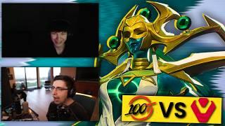 STREAMERS REACT TO 100T DEBUT VS SENTINELS - RIVALS FIGHT NIGHT