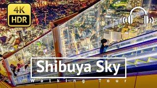 [4K/HDR/Binaural] Shibuya Sky (Day & Night) Walking Tour in Shibuya Scramble Square - Tokyo Japan