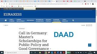 PART 1 - DAAD HEMULT SCHMIDT -(FULLY FUNDED MASTERS SCHOLARSHIPS IN GERMANY)