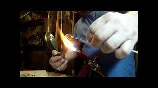 creating a glass palm tree with bench torch