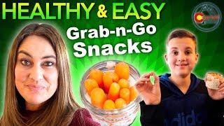 HEALTHY & EASY GRAB & GO SNACKS! - MAKE AHEAD, QUICK ON THE GO SNACKS! - DAIRY FREE Veggie Dip!