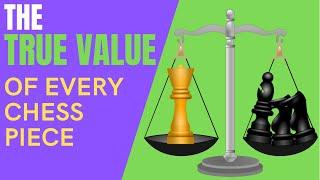 The TRUE value of EVERY chess piece