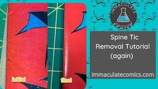 Spine Tic Removal Tutorial for Comic Books