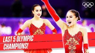 Last 5 women's singles figure skating champions! 