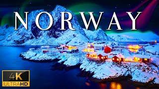 FLYING OVER NORWAY (4K UHD) - Piano Relaxing Music With Stunning Beautiful Nature Video For Your TV