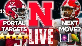 LIVE: Nebraska Transfer Portal NUGGETS + RECRUITING TALK  | UPDATE | Husker Football Stream