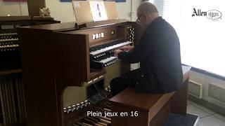 Démonstration orgue Allen CF-15DK  - Orgue Arp Schnitger