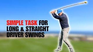 HOW TO LET THE DRIVER SWING ITSELF THROUGH THE BALL TO THE TARGET!  Feels so easy!